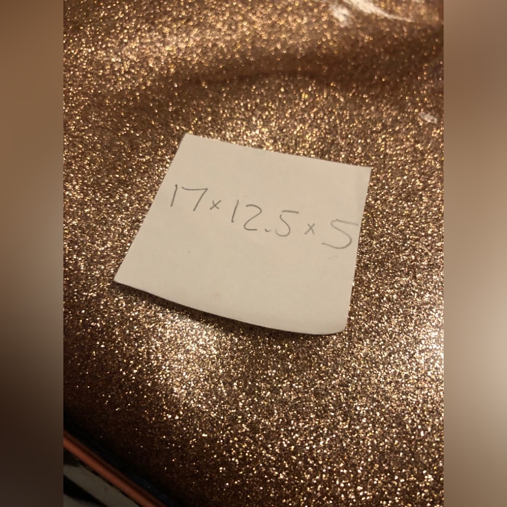 Kate Spade NWOT Glittering Rose Gold Tote - Picture 7 of 14